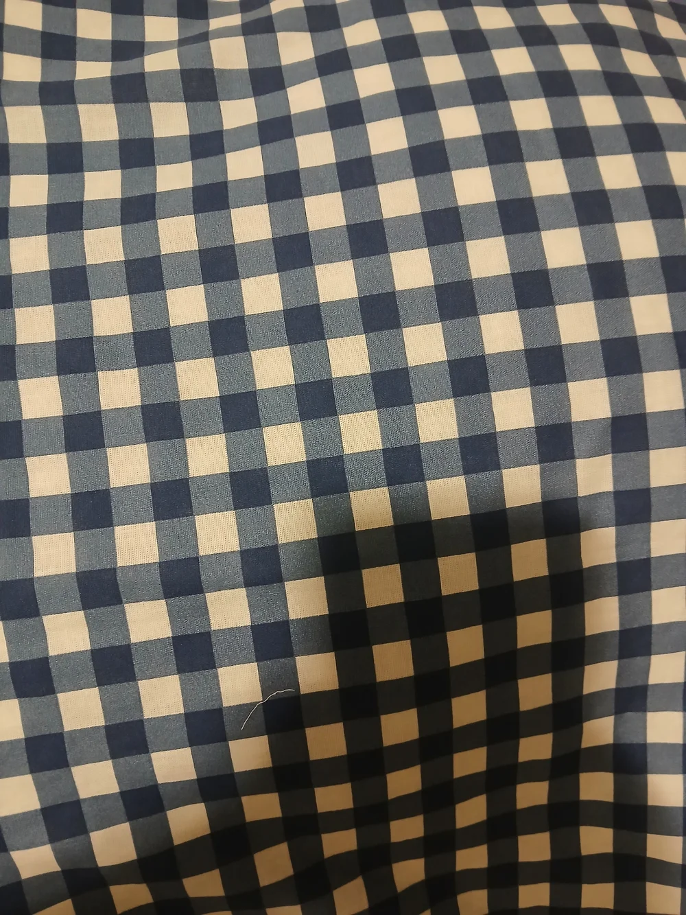 Quilted Plaid  Pillow Sham with Gingham Accent